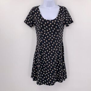 Vans Lightweight Floral Skater Dress‎ Sz S